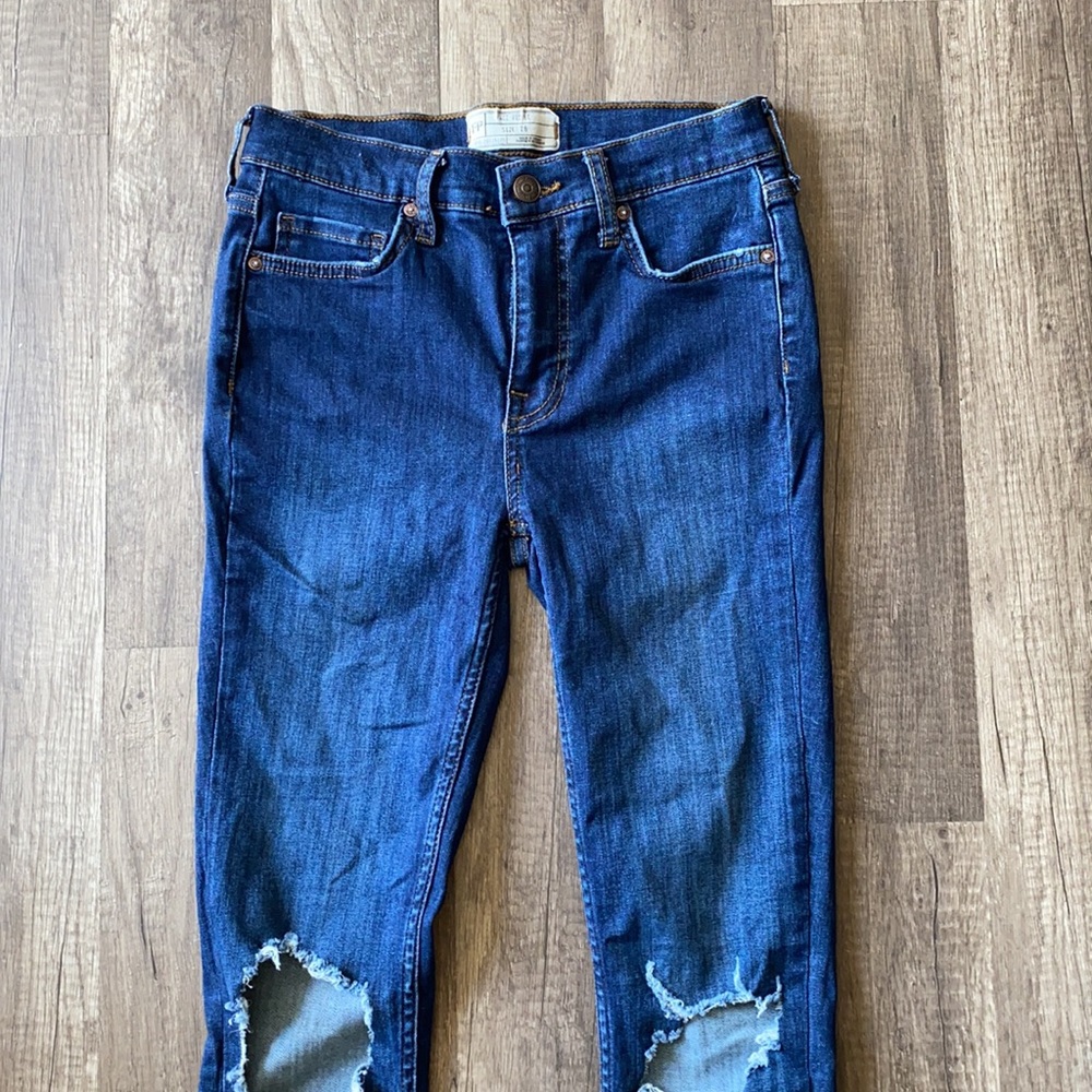 Free people blue jeans size 26 - Picture 3 of 11